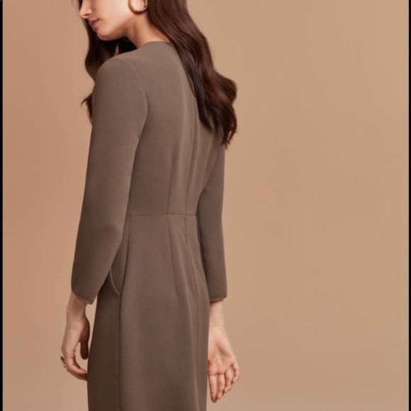 ARITZIA WILFRED VILARD DRESS Grey long sleeve - brand new with tags! - Picture 7 of 9